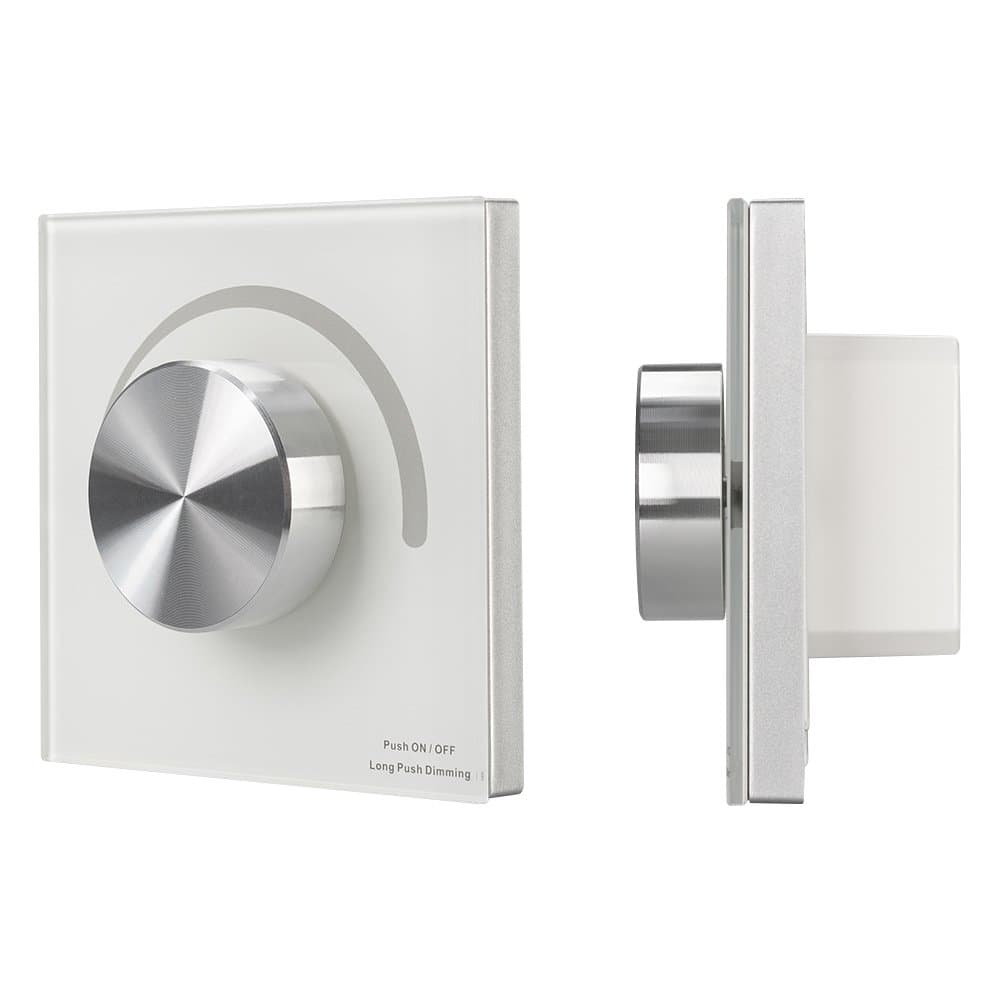 Arlight Панель SMART-P37-DIM-IN White (230V, 1.2A, TRIAC, Rotary, 2.4G) (IP20 Пластик, 5 лет) 027115