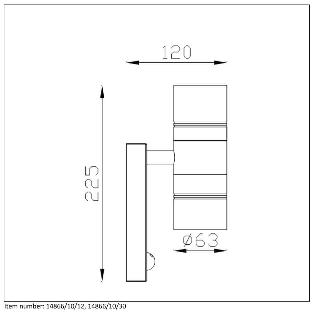 Lucide ARNE-LED Матовый хром Спот 14866/10/12 — миниатюра 3