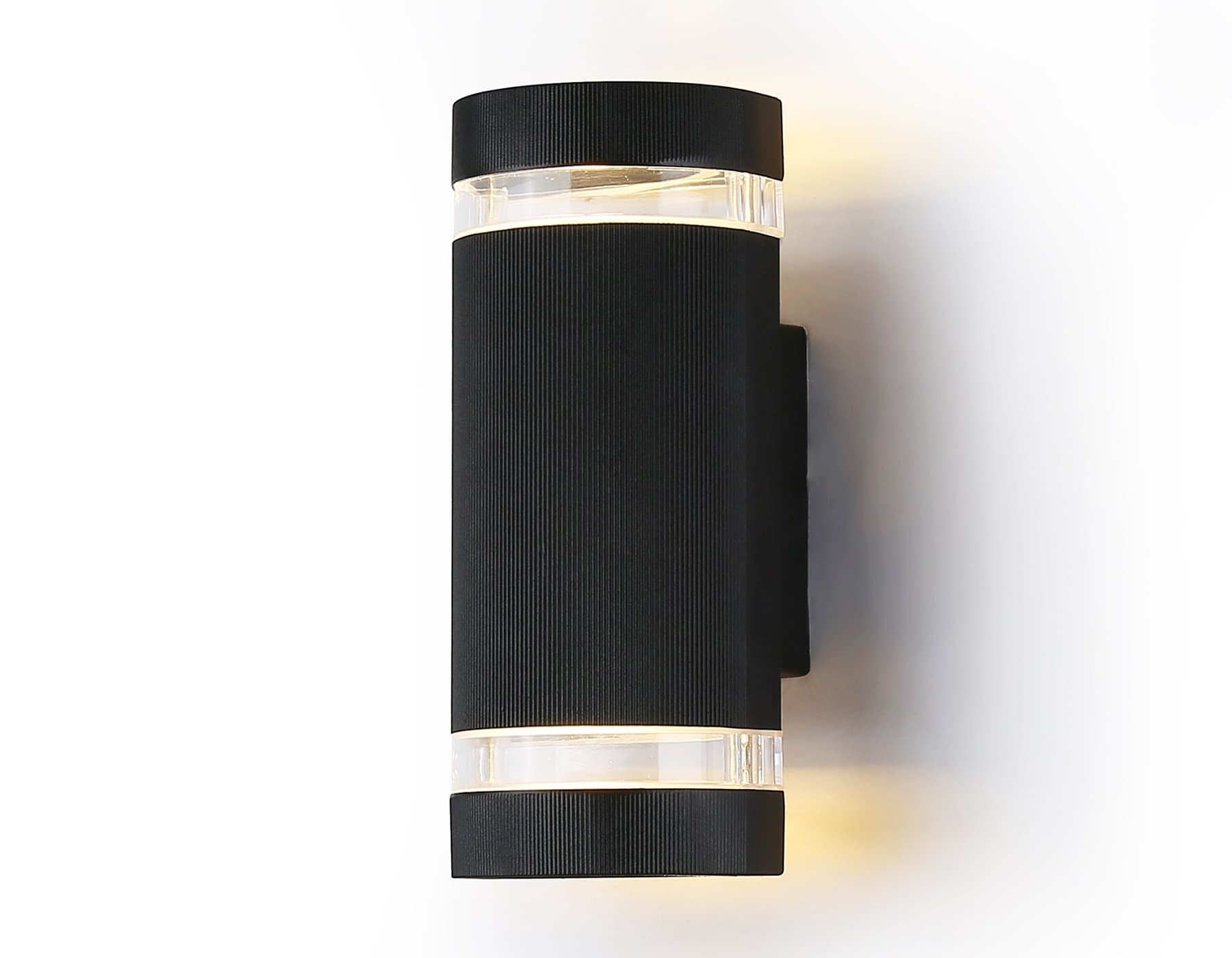 Ambrella Светильник уличный настенный архитектурный ST2562/2 BK/CL черный/прозрачный IP54 GU10/2 max 35W 235*100*65
