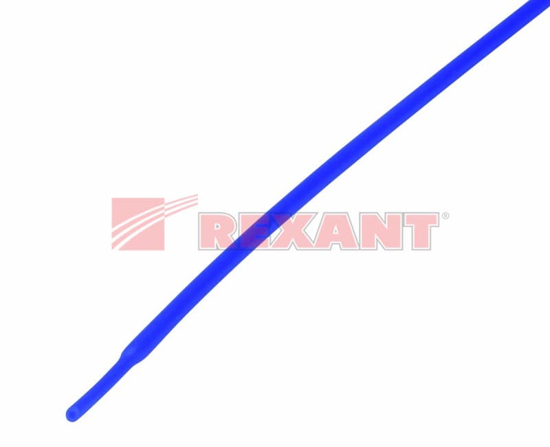 1.0 / 0.5 мм 1м термоусадка синяя Rexant 20-1005 — миниатюра 2