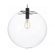Kink Light 07562-40,21 Подвес Меркурий прозрачный ( с черными креплениями и проводом) d40 h200 E27 1*40W