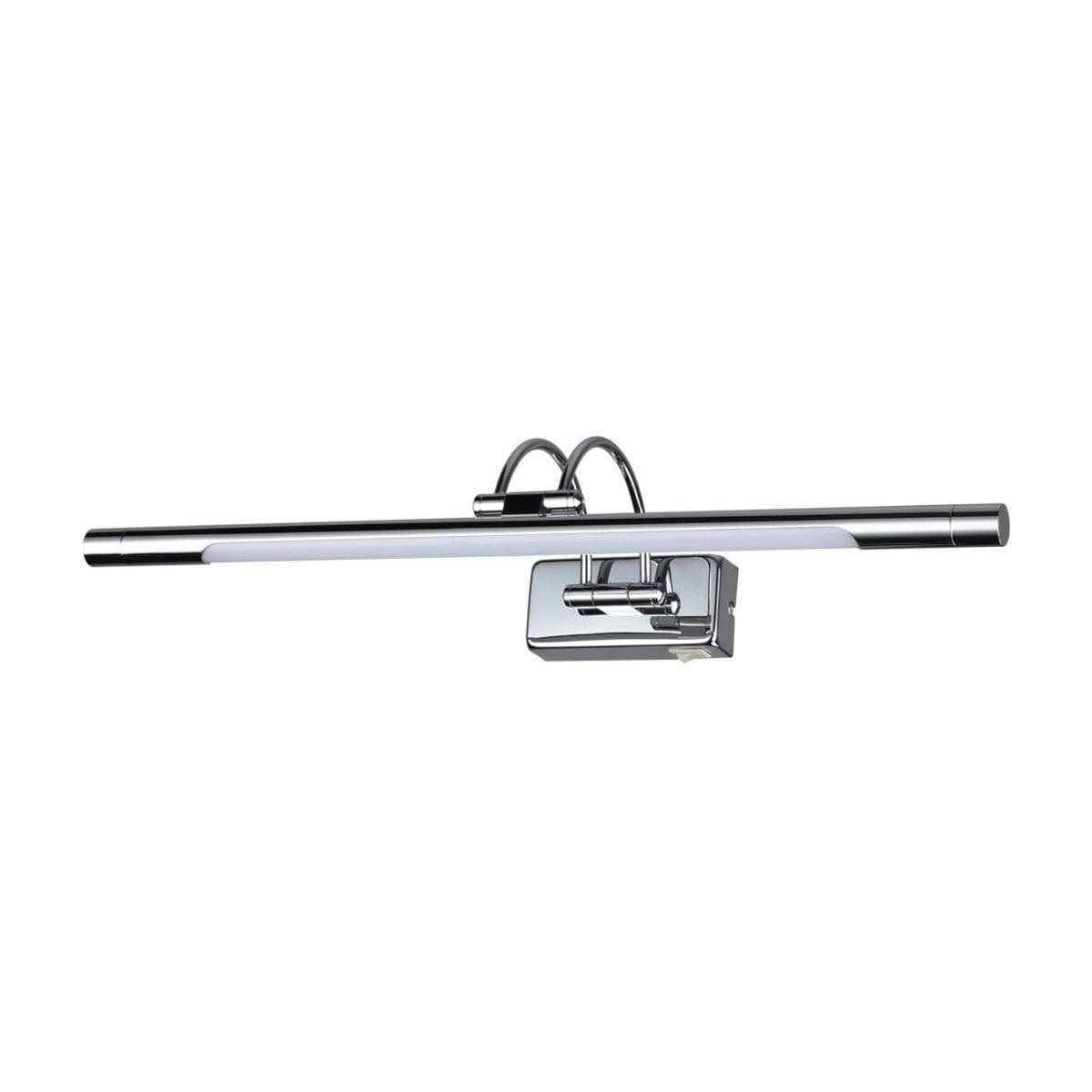 Odeon Light 4908/8WL WALLI ODL22 541 хром/металл/акрил Подсветка для картин с выкл. LED 8W 4000К 500Лм REVOLA