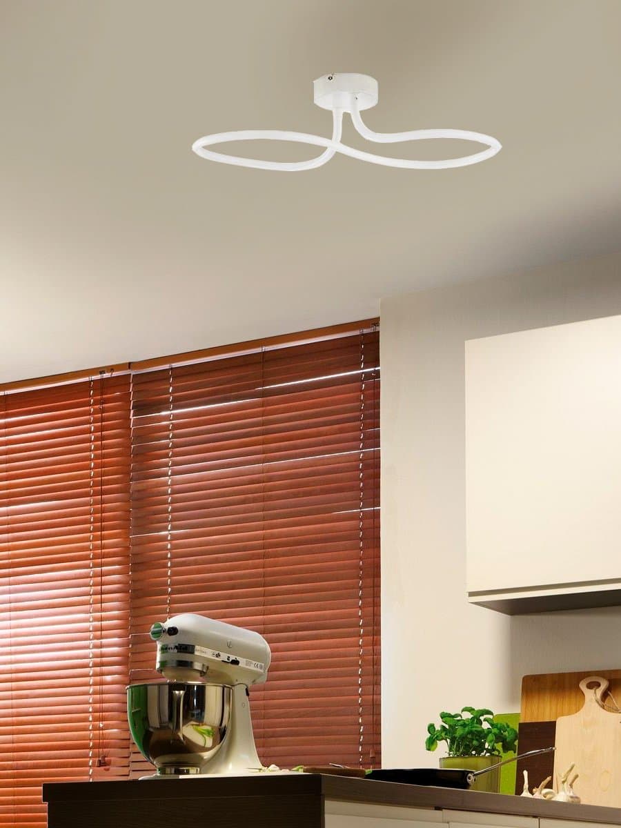 Eglo 32933 Cветодный потолочный светильник HARMONIE, 16W(LED), алюминий/белый/пластик — миниатюра 2