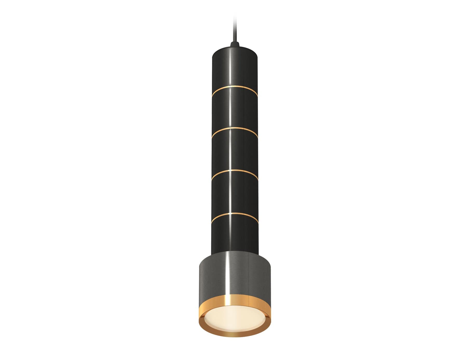 Ambrella Комплект подвесного светильника XP8115010 DCH/PYG черный хром/золото желтое полированный GX53 (A2302, C6303, A2062, C6303, A2062, C6303, A206 — миниатюра 1
