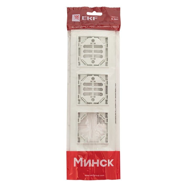 EKF Basic Минск Белый Рамка 4-ая горизонтальная — миниатюра 8
