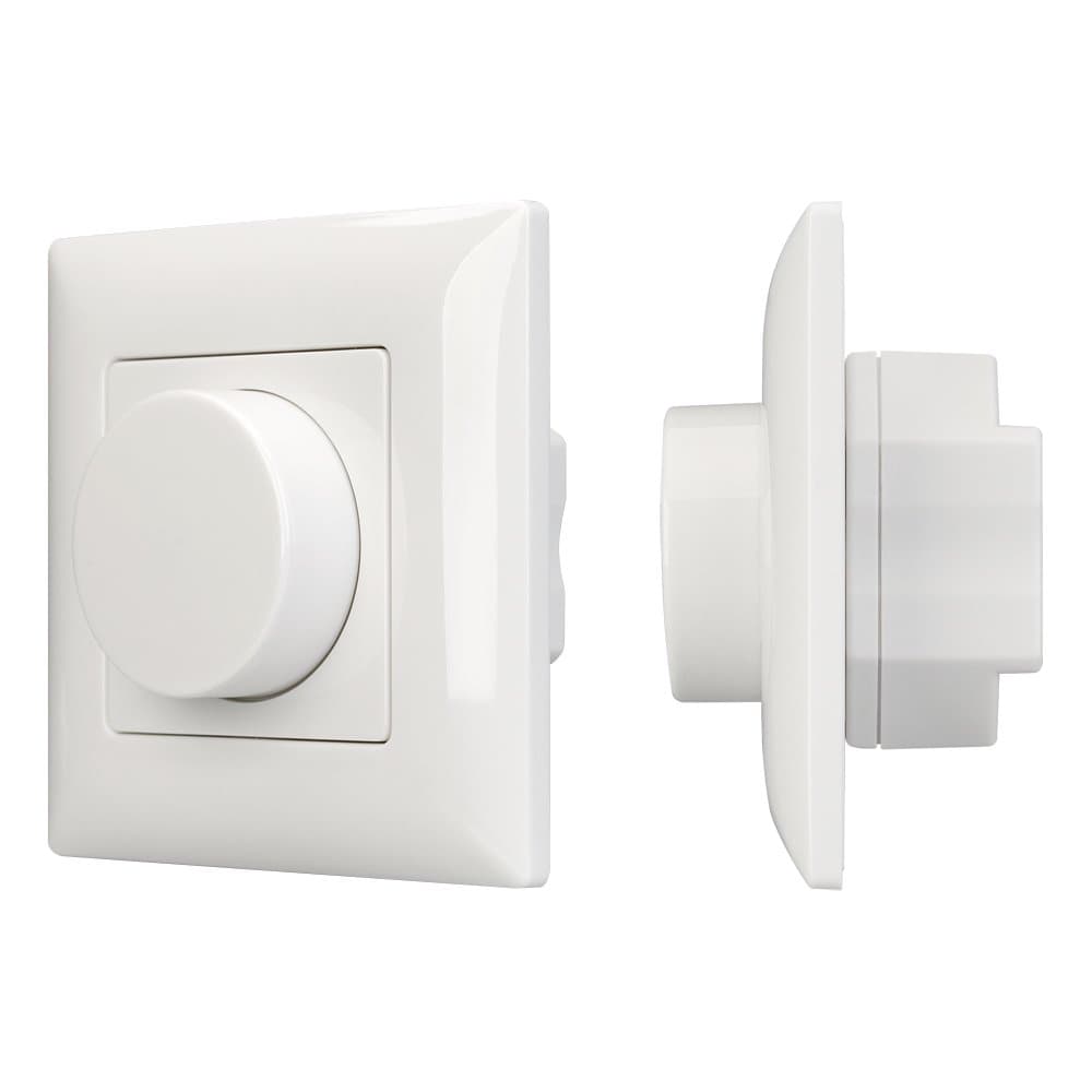 Arlight Панель SMART-P15-DIM-IN White (230V, 1A, TRIAC, Rotary, 2.4G) (IP20 Пластик, 5 лет) 025040