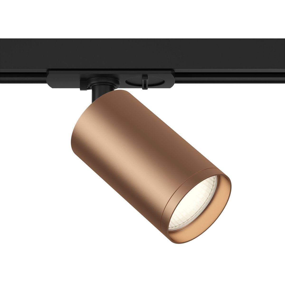 Maytoni Single phase track system Черный и Медь матовая Светильник трековый (Набор) ( TR020-01B+TRA020-01C) TR020-1-GU10-BC