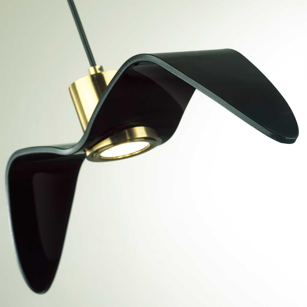 Odeon Light 4900/1C PENDANT ODL22 233 черный/бронзовый/стекло Подвес GU10 1*5W BIRDS — миниатюра 3