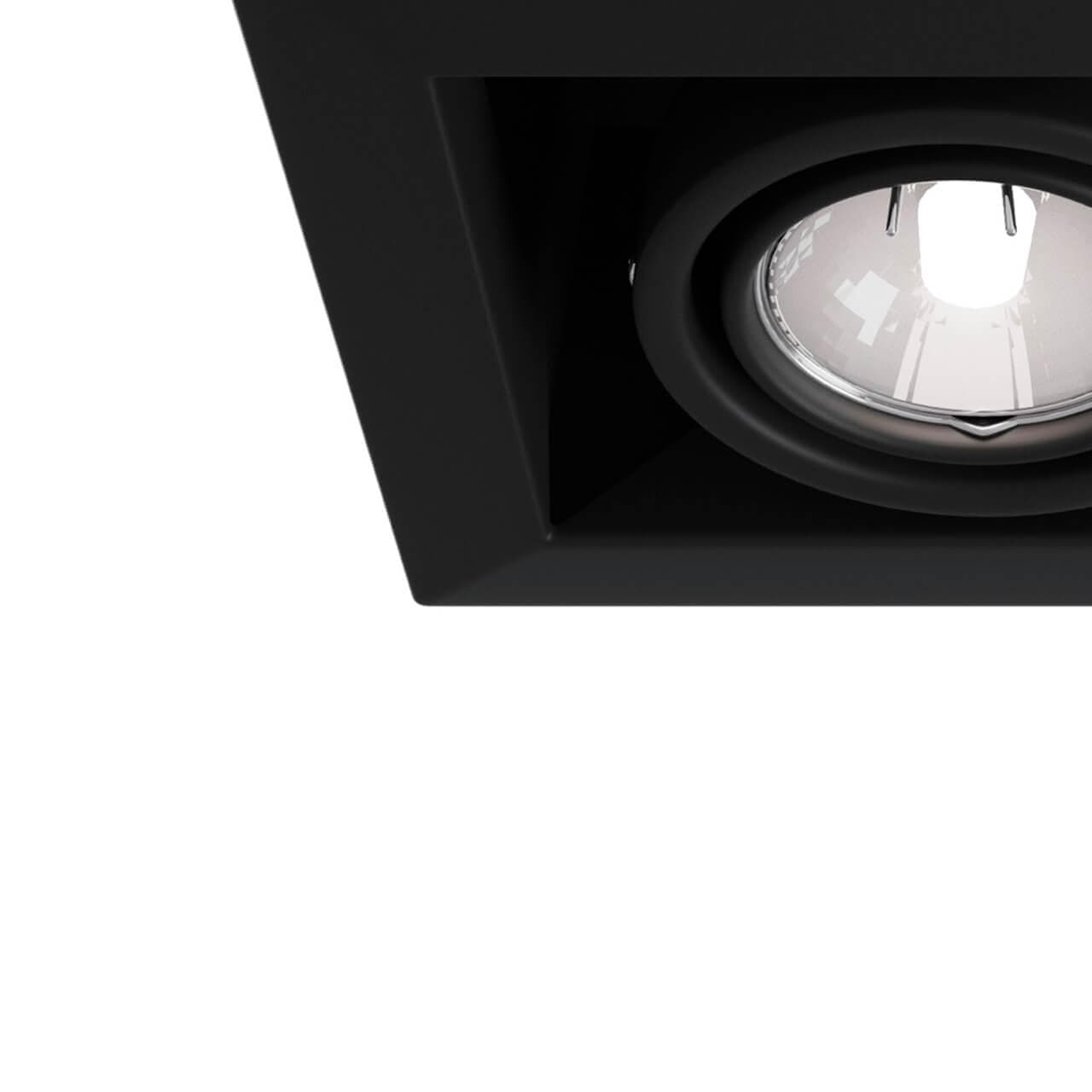 Maytoni DownLight Metal Черный Встроенный светильник 2xGU10 50W DL008-2-02-B — миниатюра 9