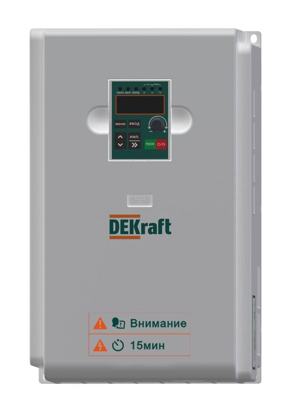 Dekraft Преобразователь частоты DEKV060-11кВт 3 фазы 380В с торм. модулем