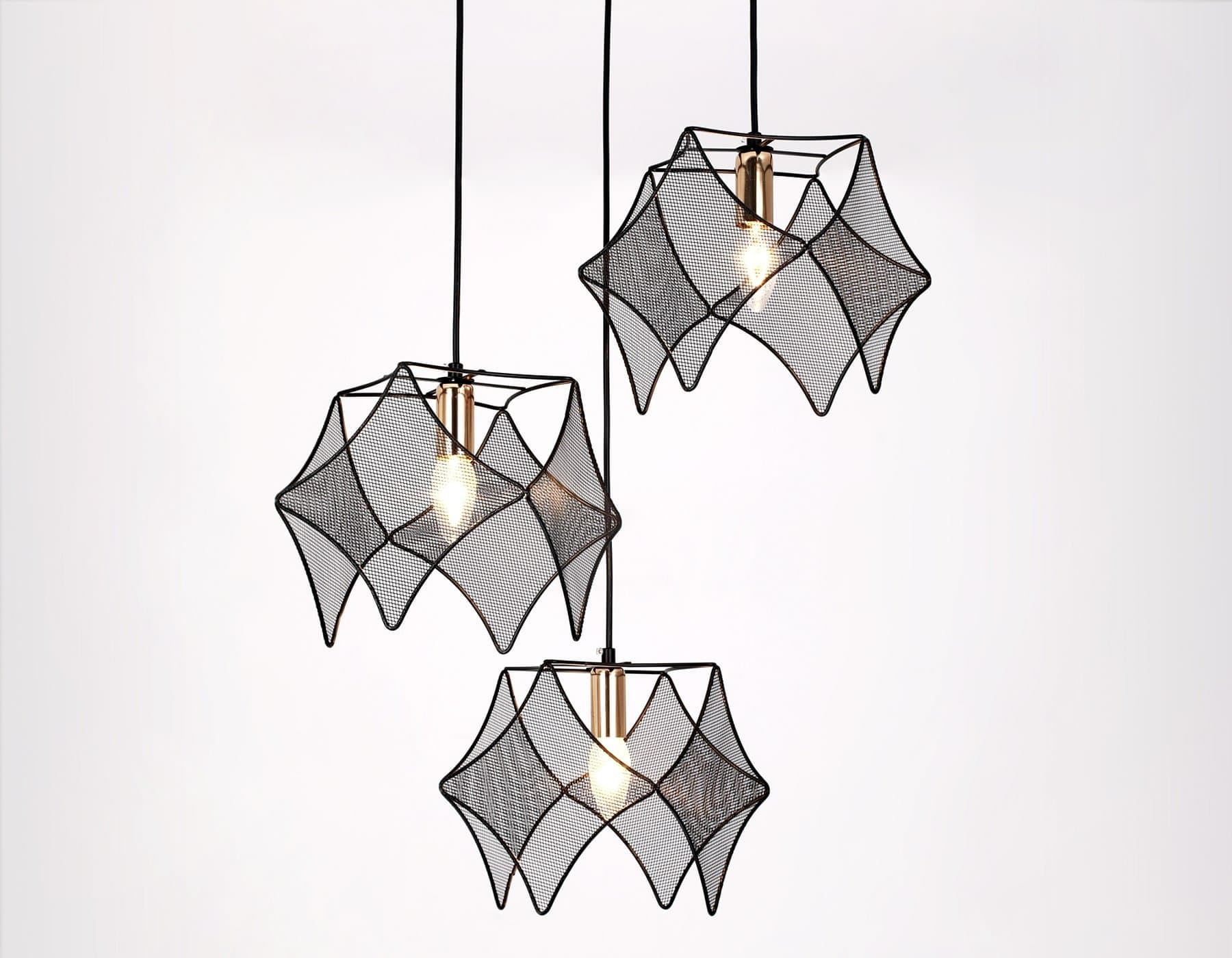 Ambrella Подвесной светильник в стиле лофт TR8427/3 BK/GD черный/золото E14/3 max 40W D510*1000