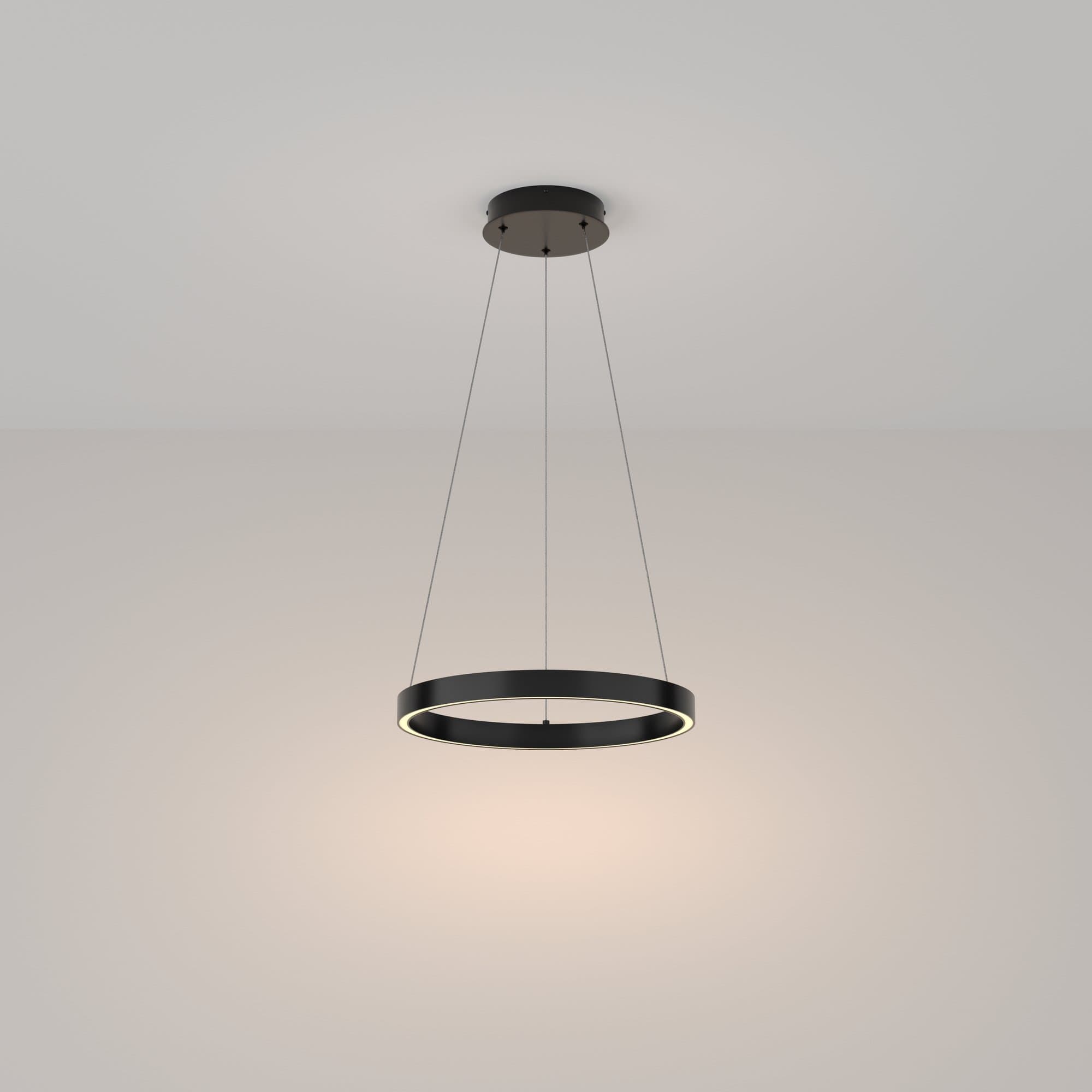 Maytoni Modern Rim Подвесной светильник Черный MOD058PL-L22B3K