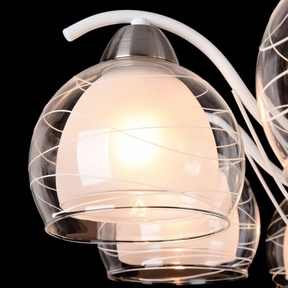 Freya Modern Nikki Белый Потолочный светильник E14 60W FR5052-CL-08-W — миниатюра 10