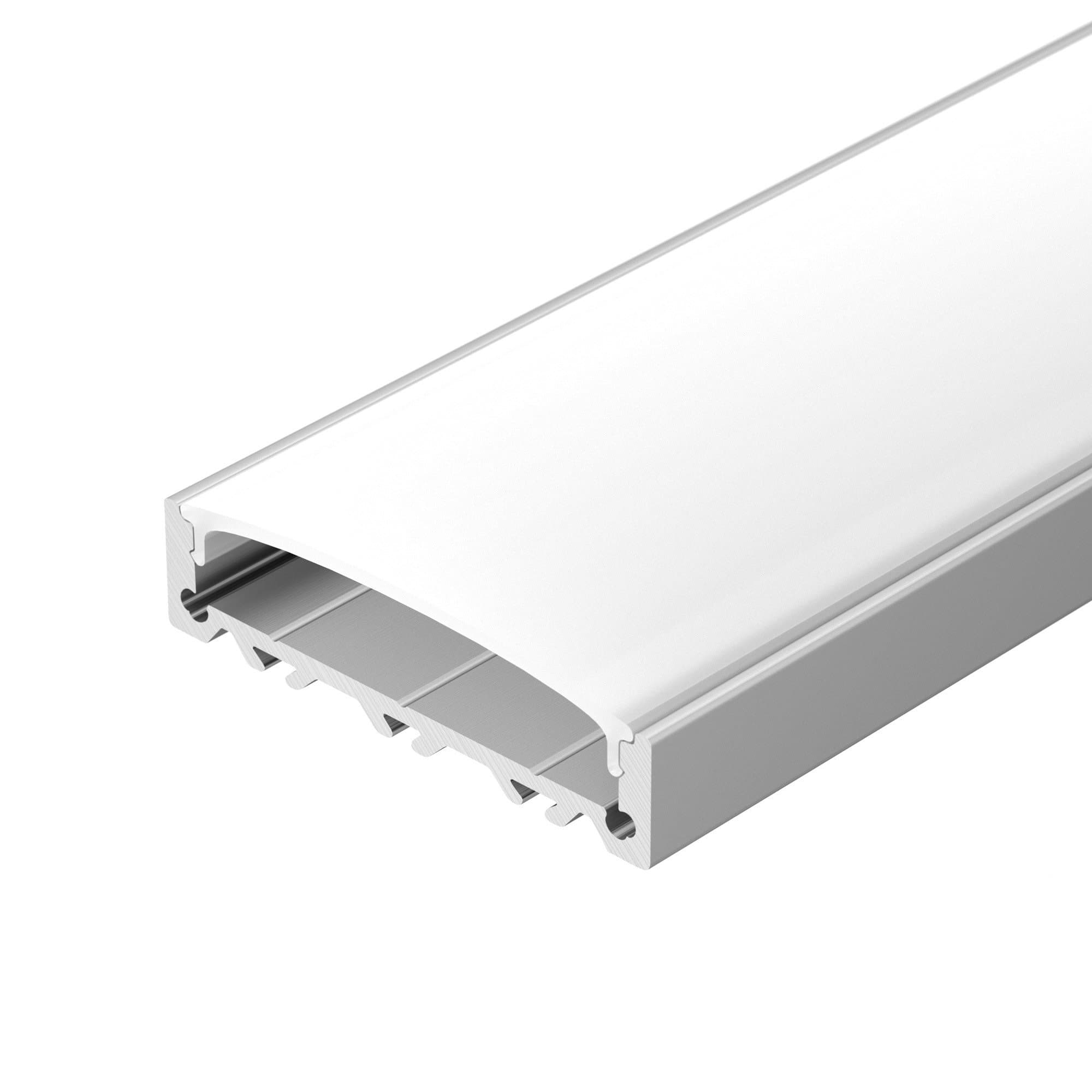 Arlight Профиль с экраном ALU-SUPER-H10-2000 ANOD+FROST (Алюминий) 014865 — миниатюра 1