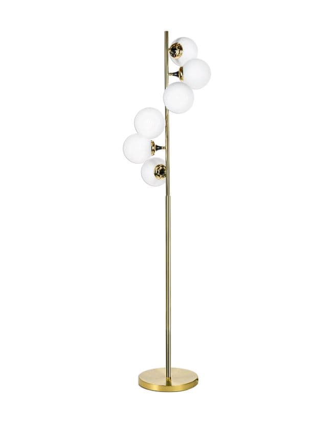 Kink Light 07504-6,33 Торшер Сида золото d53 h160 G4 6*5W (Led)