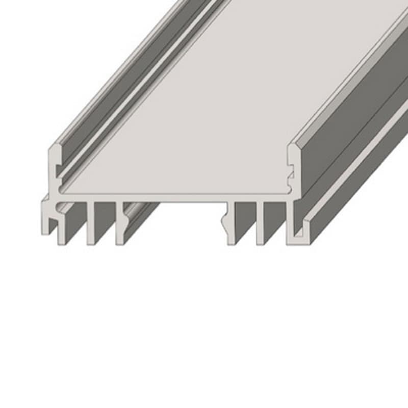 Профиль накладной алюминиевый 3612-2 2 м Rexant 146-245