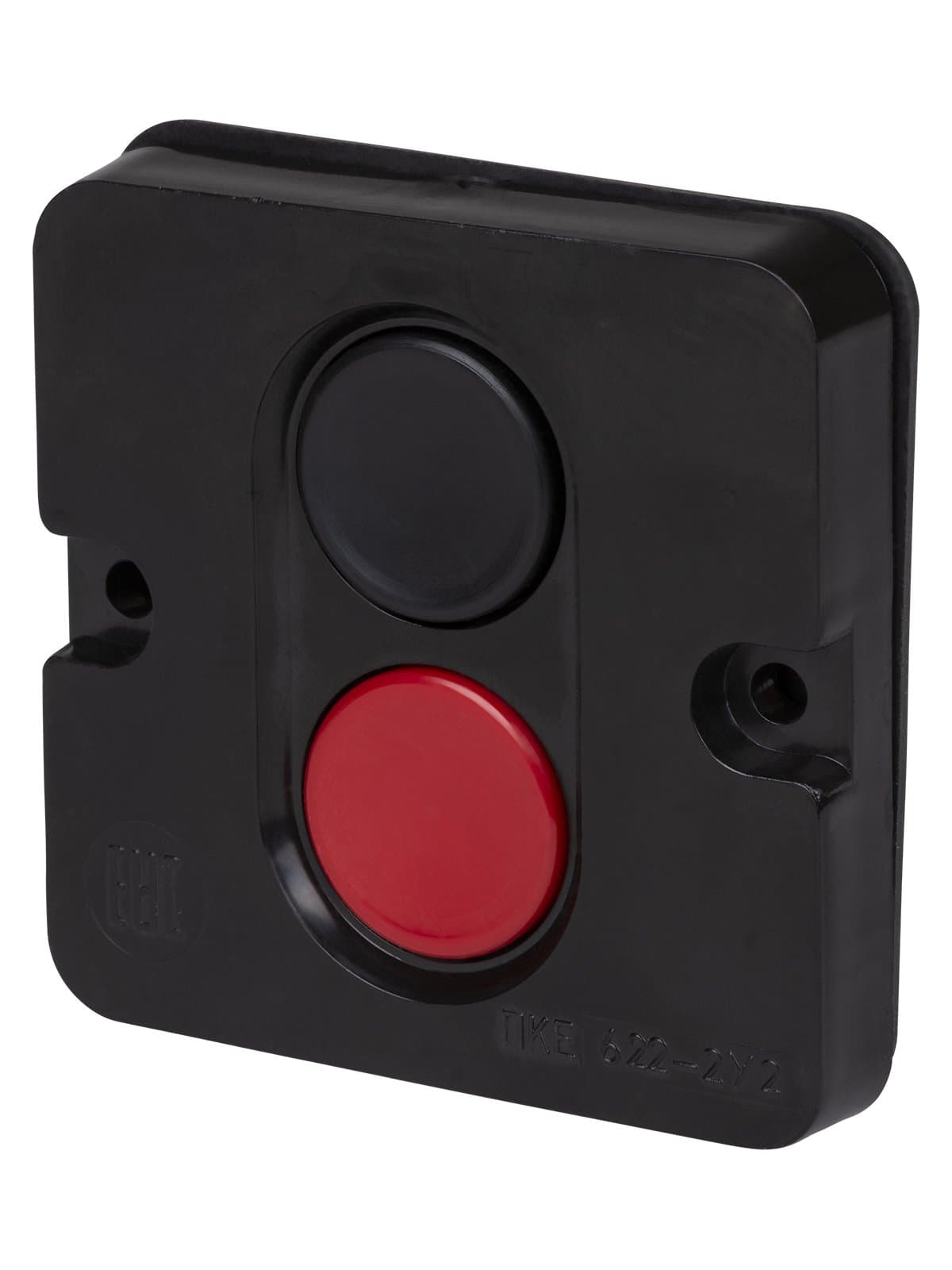 TDM ПКЕ 622 У2, красная и черная кнопки, IP54 SQ0742-0024
