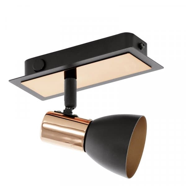 Eglo Спот LED BARNHAM, 1х3,3W (GU10), сталь, черный, медный 94584 — миниатюра 1