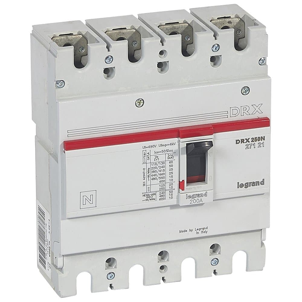 Legrand DRX250 термомагнитный 200A 4П 25KA 027121 — миниатюра 2
