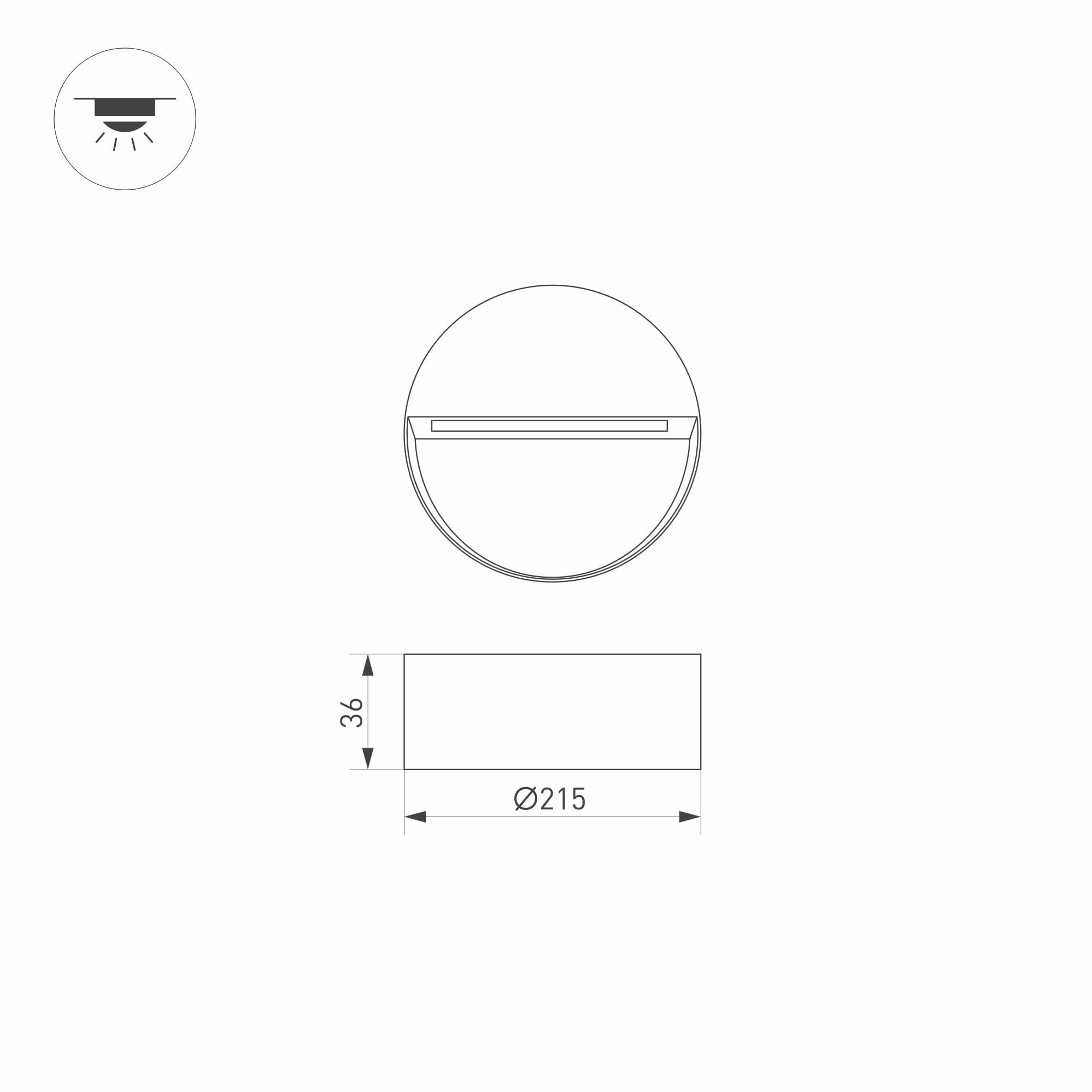 Arlight Светильник LGD-TRACE-R215-8W Warm3000 (GR, 60 deg, 230V) (IP65 Металл, 3 года) 029957 — миниатюра 4