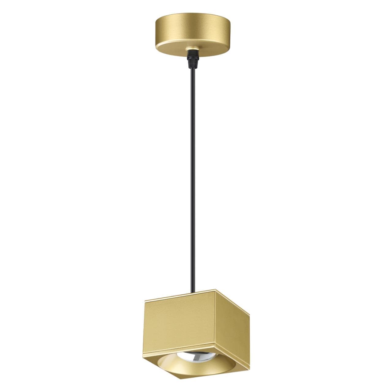 Novotech 358672 OVER NT21 147 золото Светильник накладной светодиодный, провод 2м IP20 LED 4000К 12W 220V PATERA