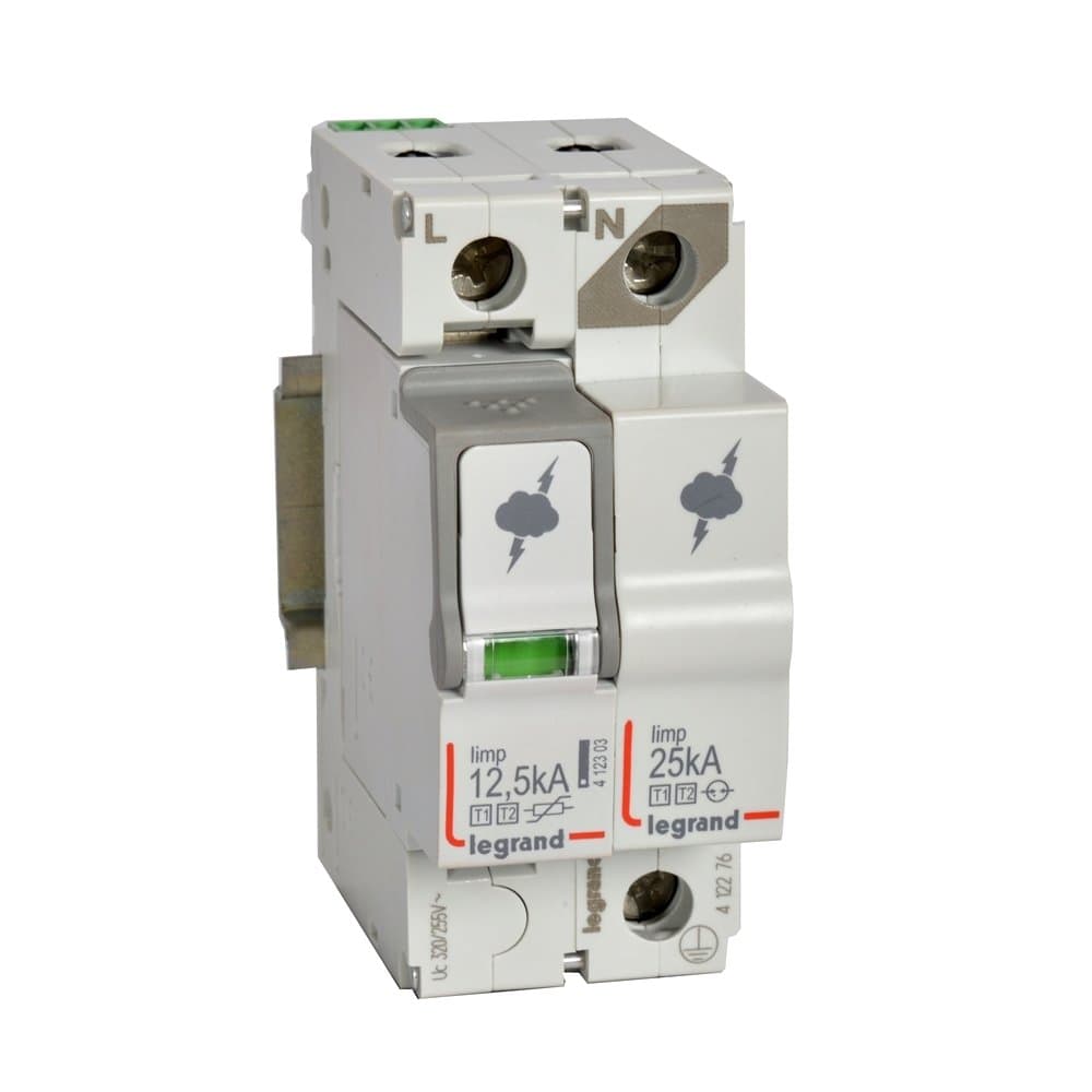 Legrand УЗИП T1+T2 12,5KA 1P+N с сигнальным контактом 412276