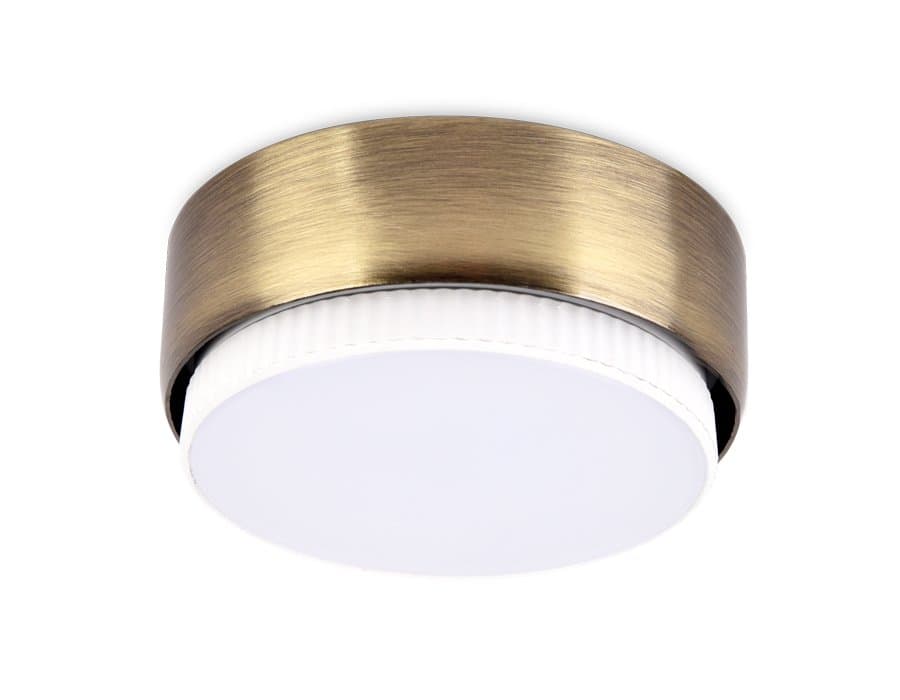 Ambrella Накладной точечный светильник G102 SB бронза GX53 D82*25 — миниатюра 3