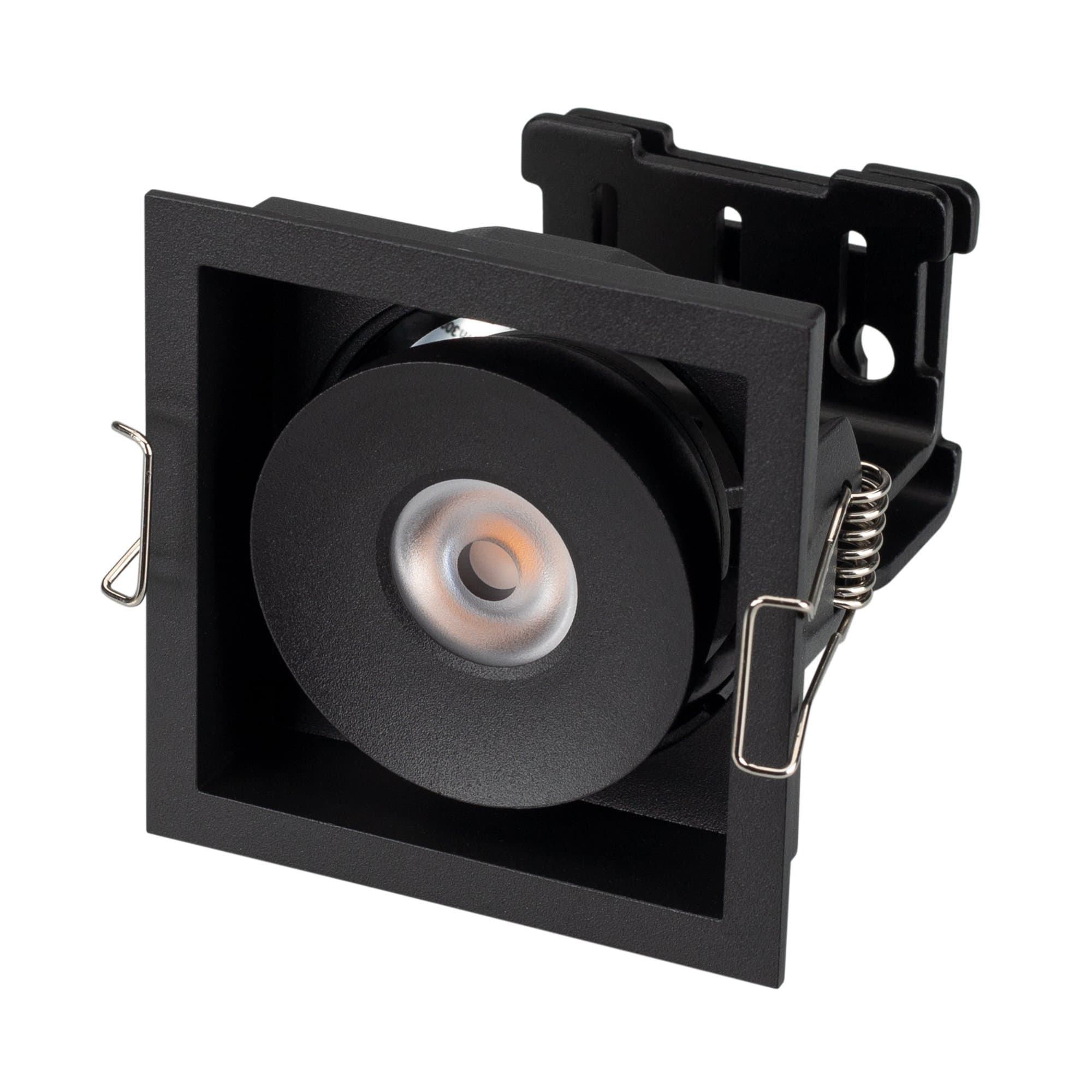 Arlight Светильник CL-SIMPLE-S80x80-9W Warm3000 (BK, 45 deg) (IP20 Металл, 3 года) 028149