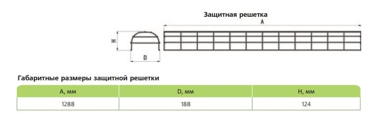 TechnoLux Защитная решетка для светильников TLWP06/236/228/254 12021 — миниатюра 2