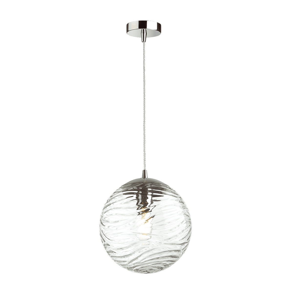 Odeon Light 4781/1 ODL21 прозрачный/хром Подвес E27 60W OTILA — миниатюра 2