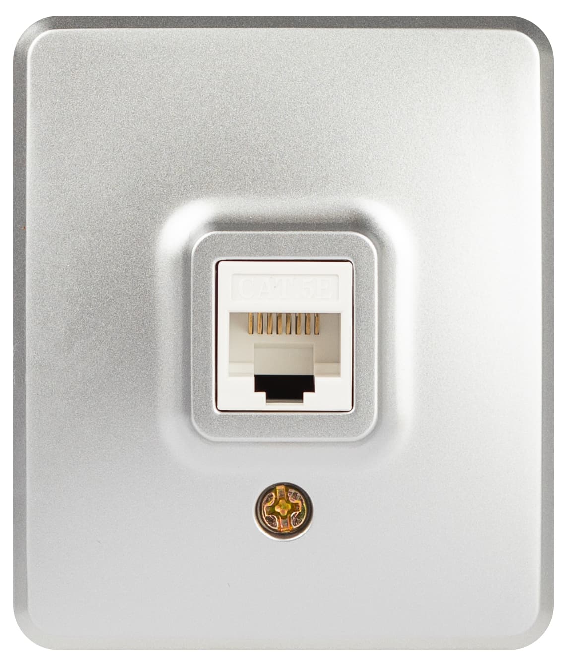 ЭРА Розетка Эксперт 11-3203-03 информационная RJ45 IP20 ОУ алюминий — миниатюра 3