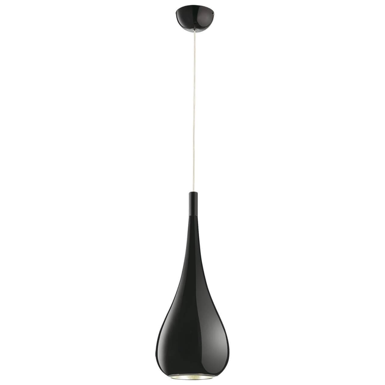 Odeon Light 2907/1 ODL16 477 черный глянцевый/металл Подвес Е27 60W 220V DROP — миниатюра 1