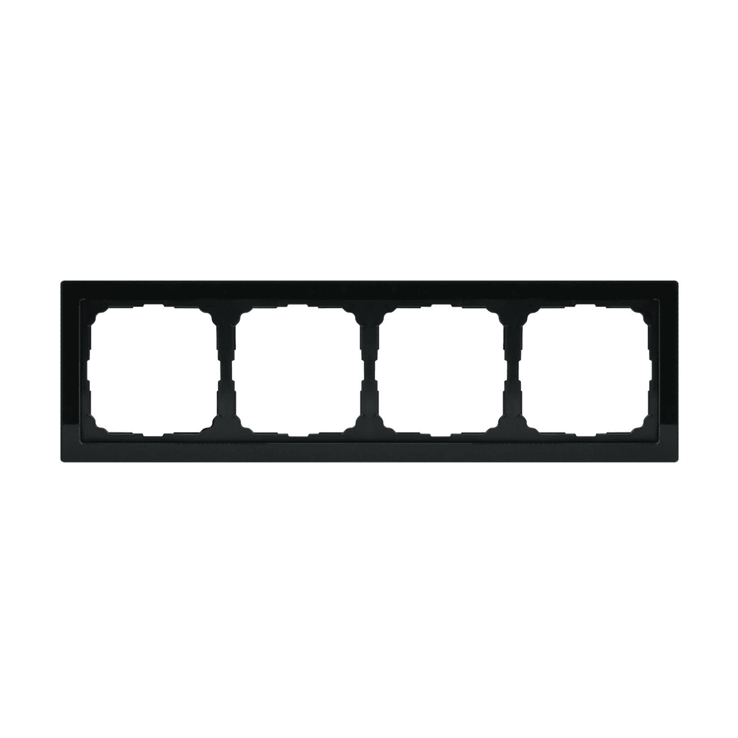 Systeme Electric ArtGallery Pure Органическое стекло Черный Рамка 4-ая — миниатюра 4