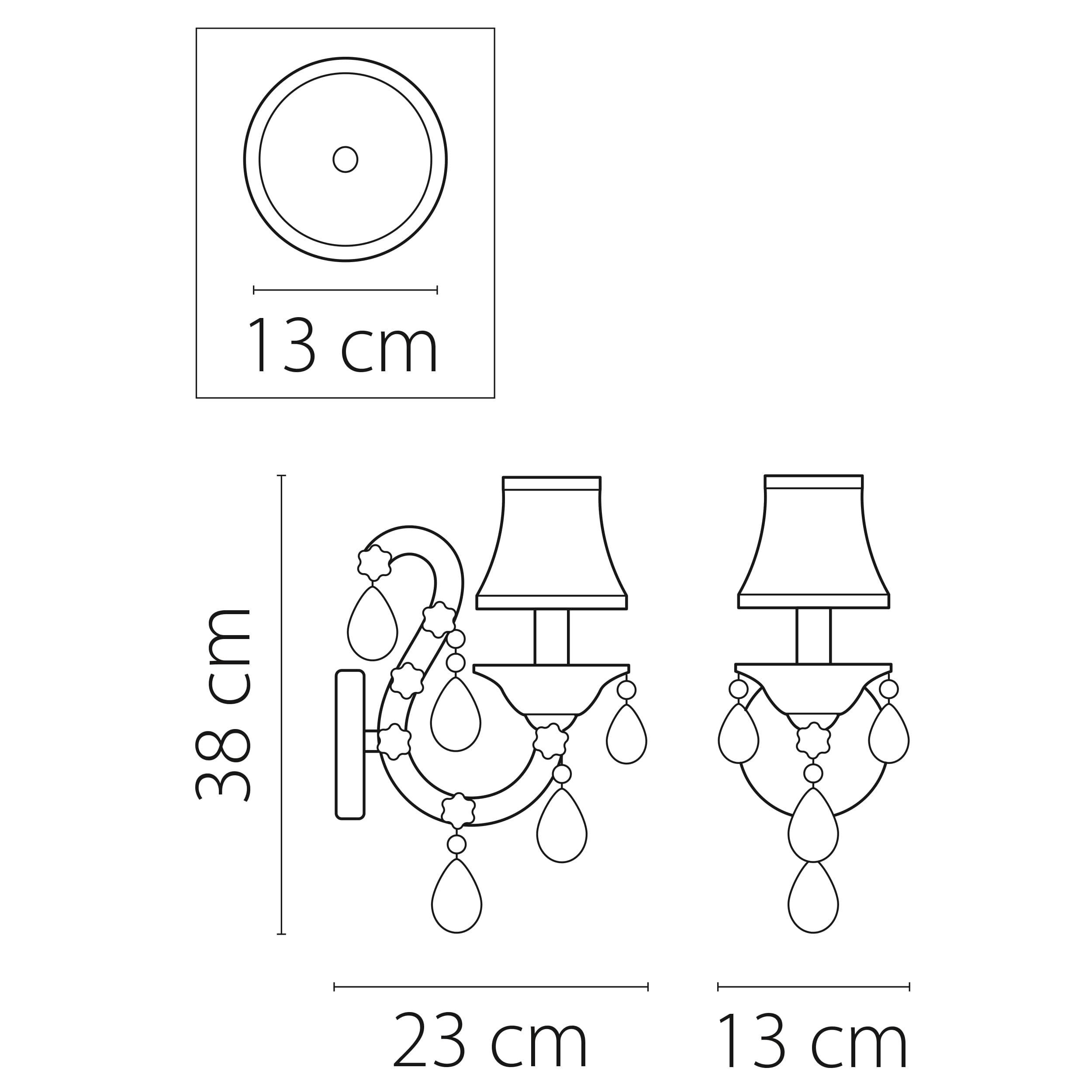 Lightstar Бра Princia Lightstar 726611 — миниатюра 2