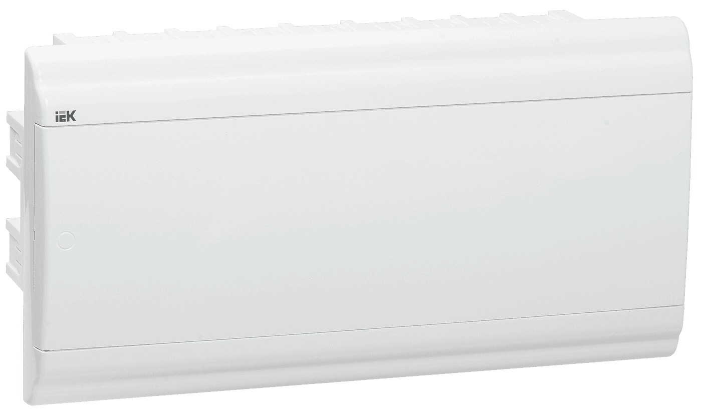 IEK PRIME Корпус пластиковый встраиваемый ЩРВ-П-4 белый/белая дверь IP41 MKP82-V-04-WD-41-20 — миниатюра 2