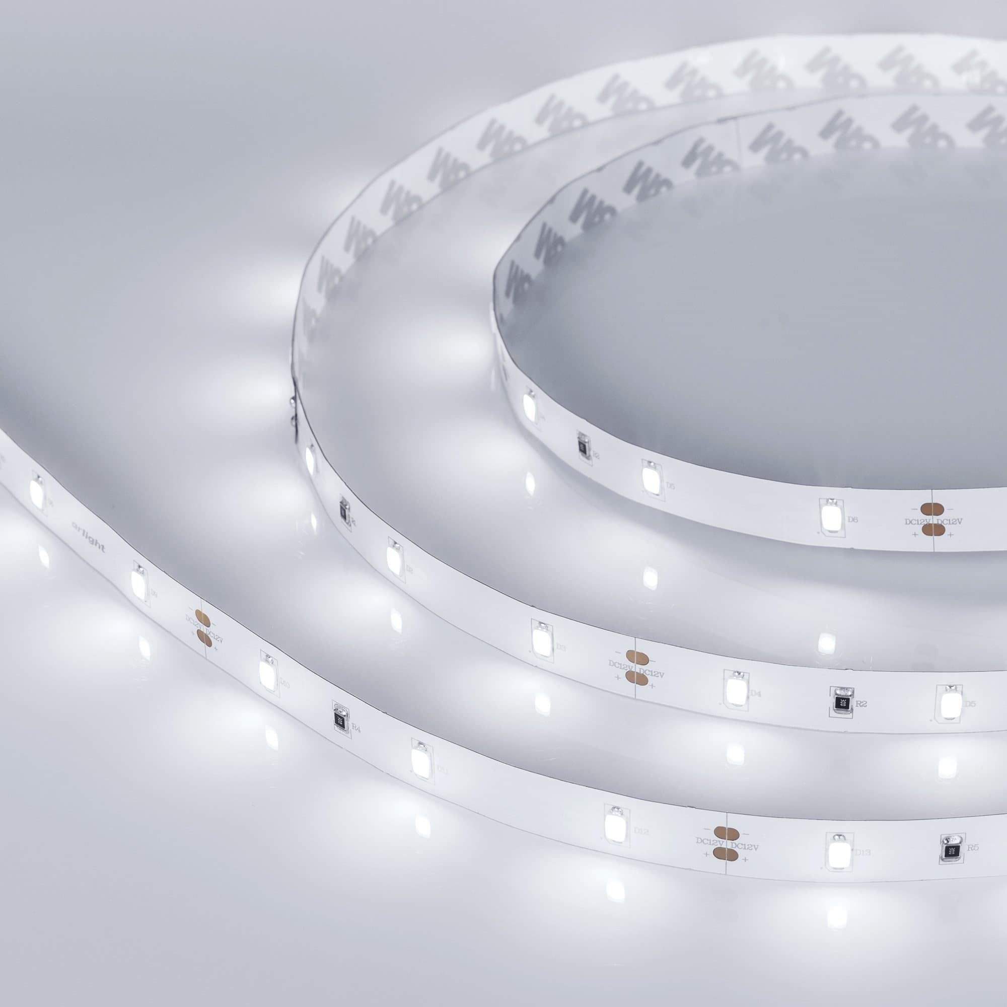 Arlight Светодиодная лента ULTRA-5000 12V White6000 (5630, 150 LED, LUX) (12 Вт/м, IP20) 013853 — миниатюра 2