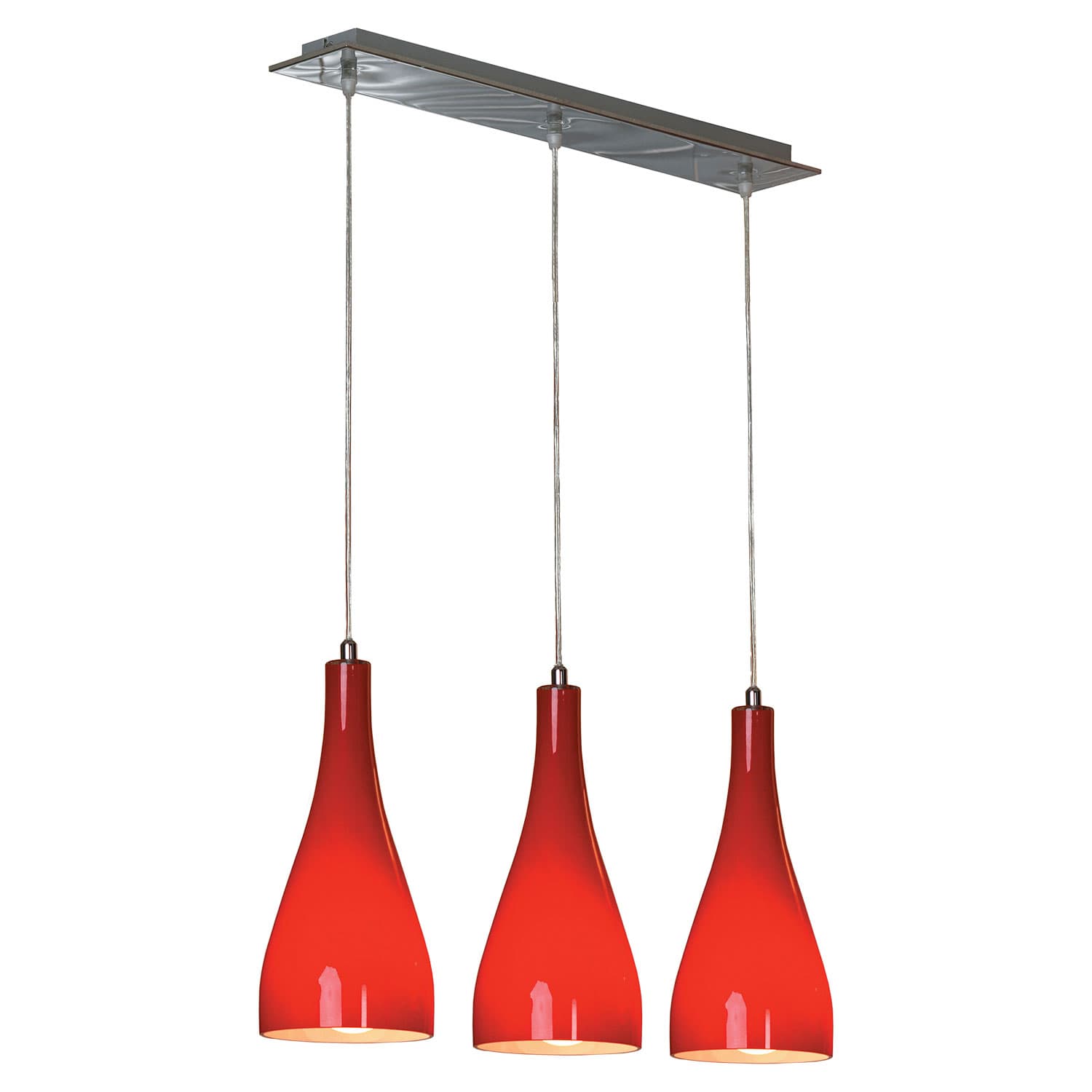 Lussole S.R.L Металл Хром /  Стекло Подвес E27 60W LSF-1156-03