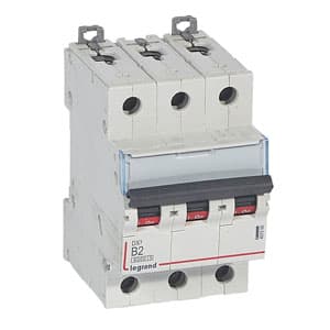Legrand DX3 Автоматический выключатель 3P 2A (B) 6000/10kA 407555 — миниатюра 2