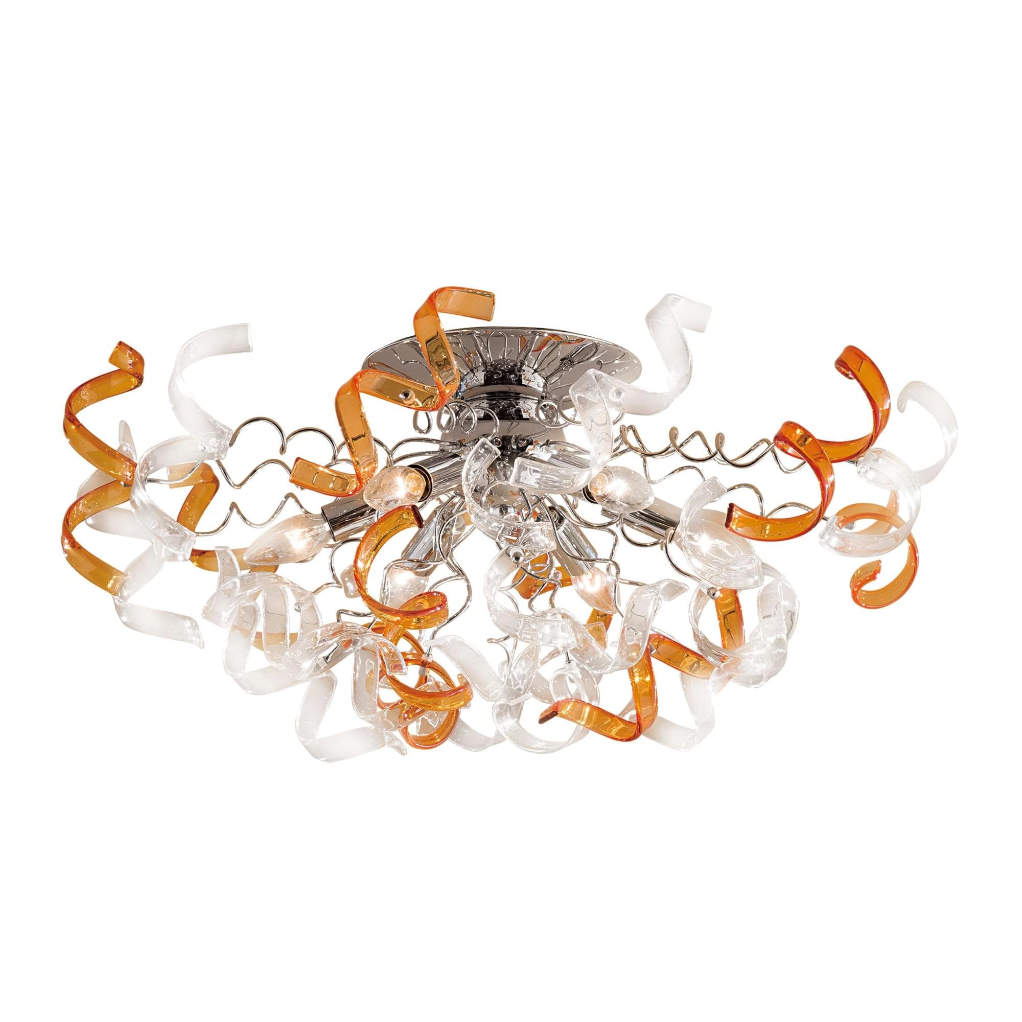 Citilux CL222162 Рандом Хром+Прозр+Янт Светильник Люстра