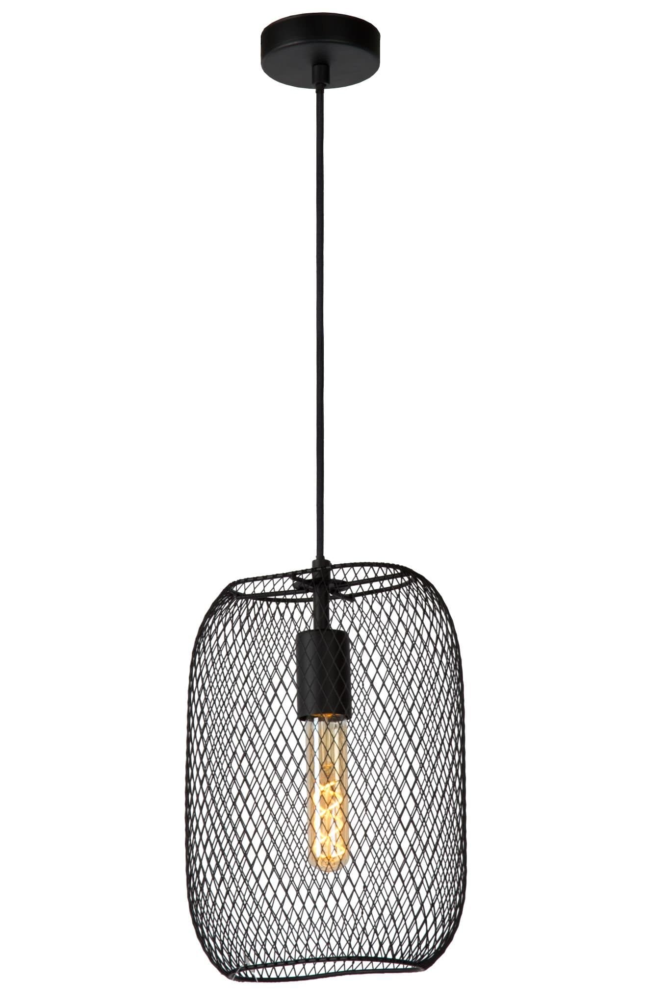 Lucide MESH Черный Подвесной светильник 78392/01/30 — миниатюра 2