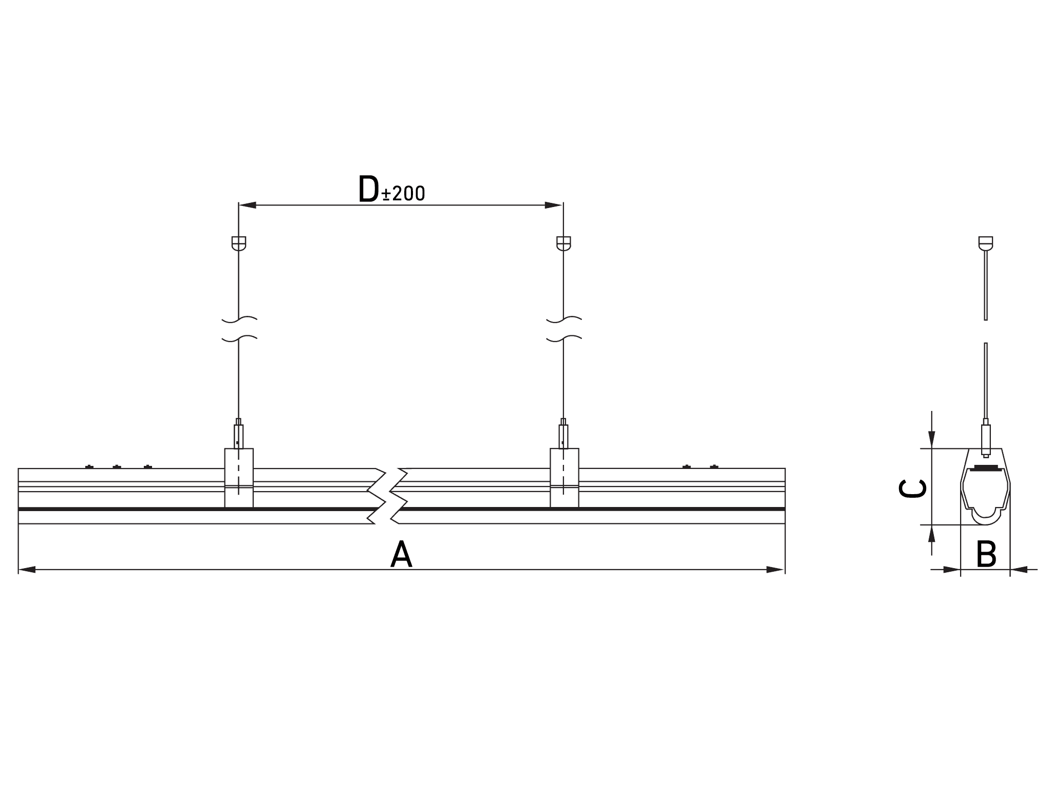 СТ STORE ECO LED 2x35 /main line harness/ 4000K светильник 1671000020 — миниатюра 2