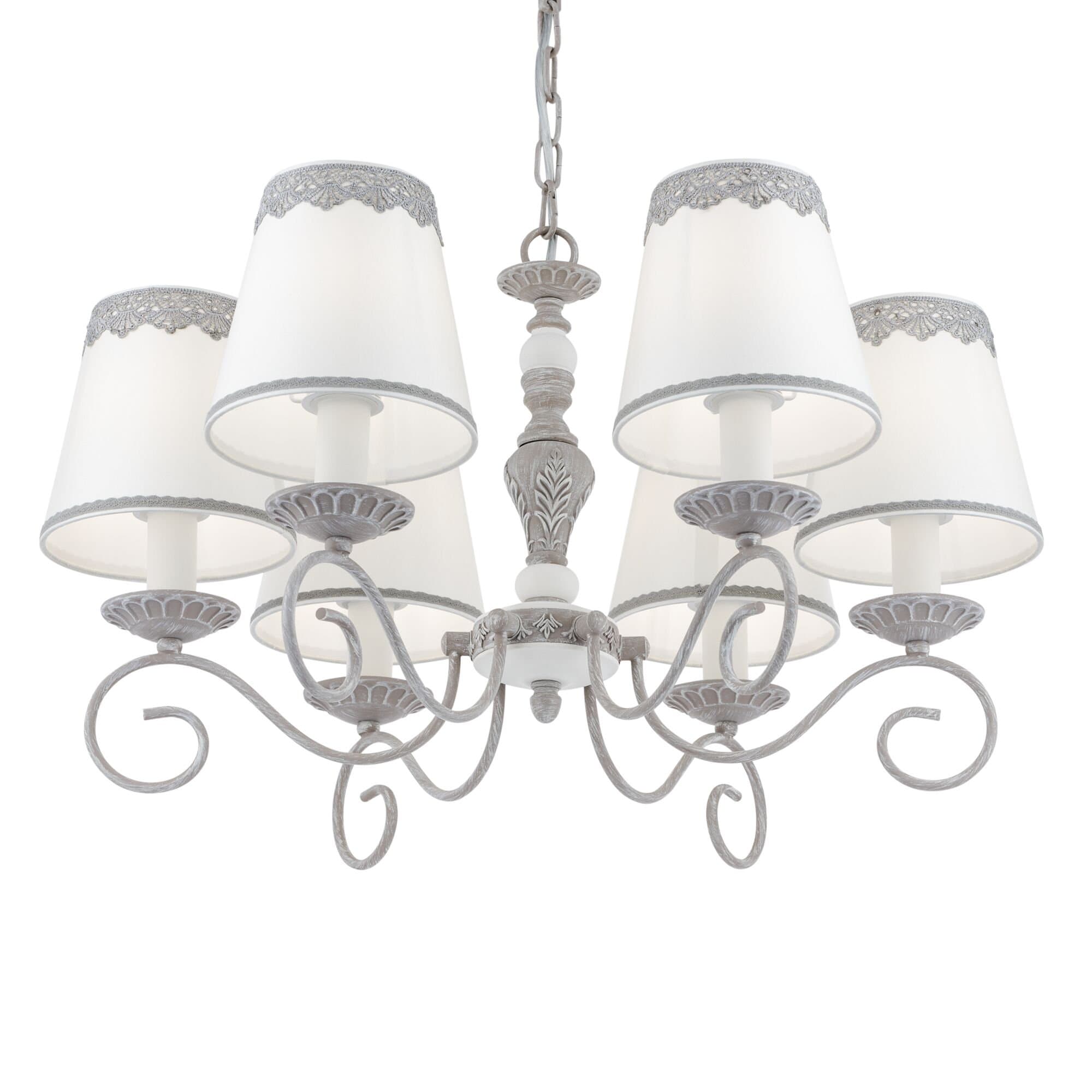 Maytoni Elegant Bouquet Серый Люстра 6xE14 40W ARM023-06-S — миниатюра 5