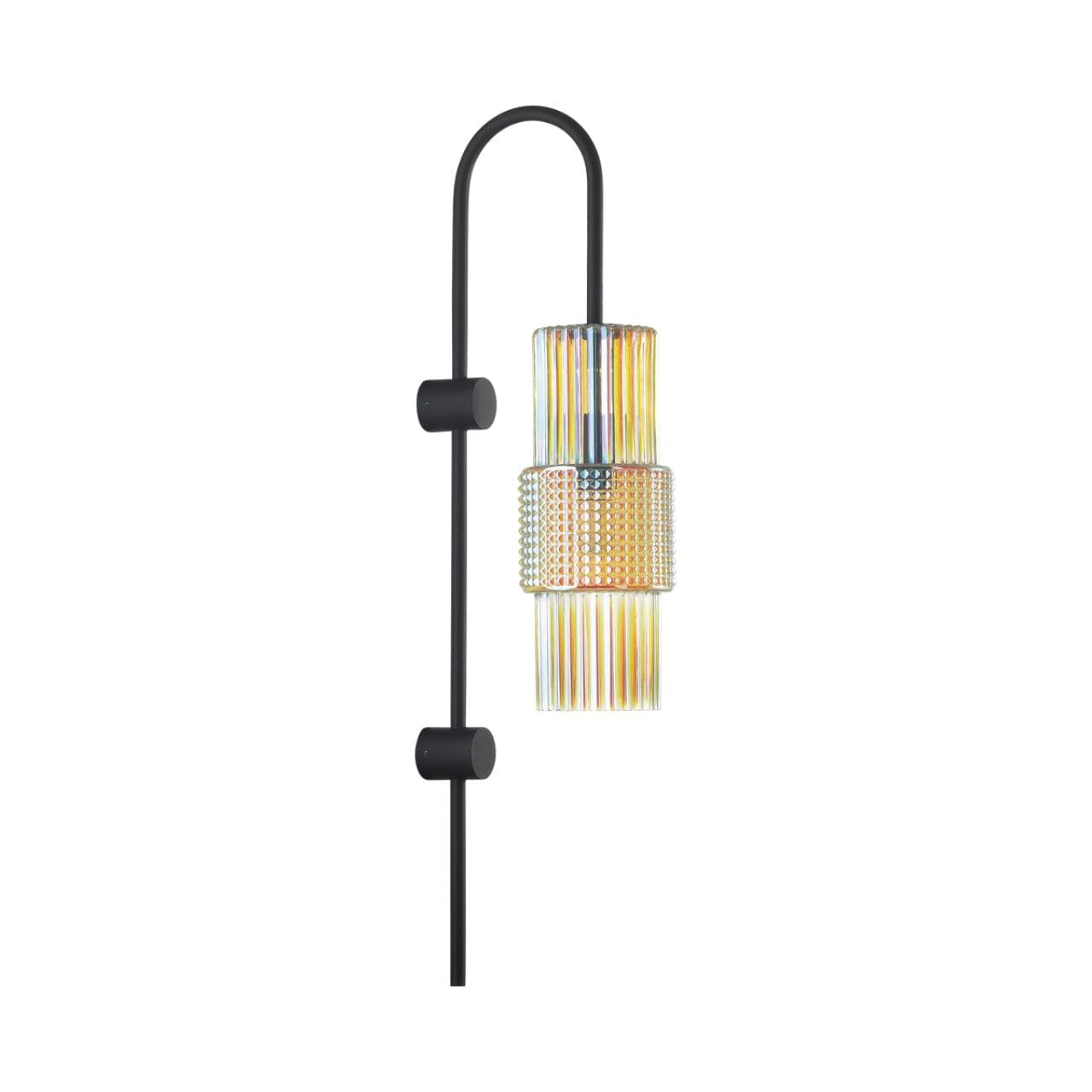 Odeon Light 5018/1W MODERN ODL23 335 черный/разноцветный металл/стекло Бра E14 1*40W PIMPA — миниатюра 1