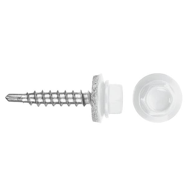 Tech-Krep Саморез КР св. 4,8х35 RAL-9003 (ярко-белый) (250 шт) - ведро 127875