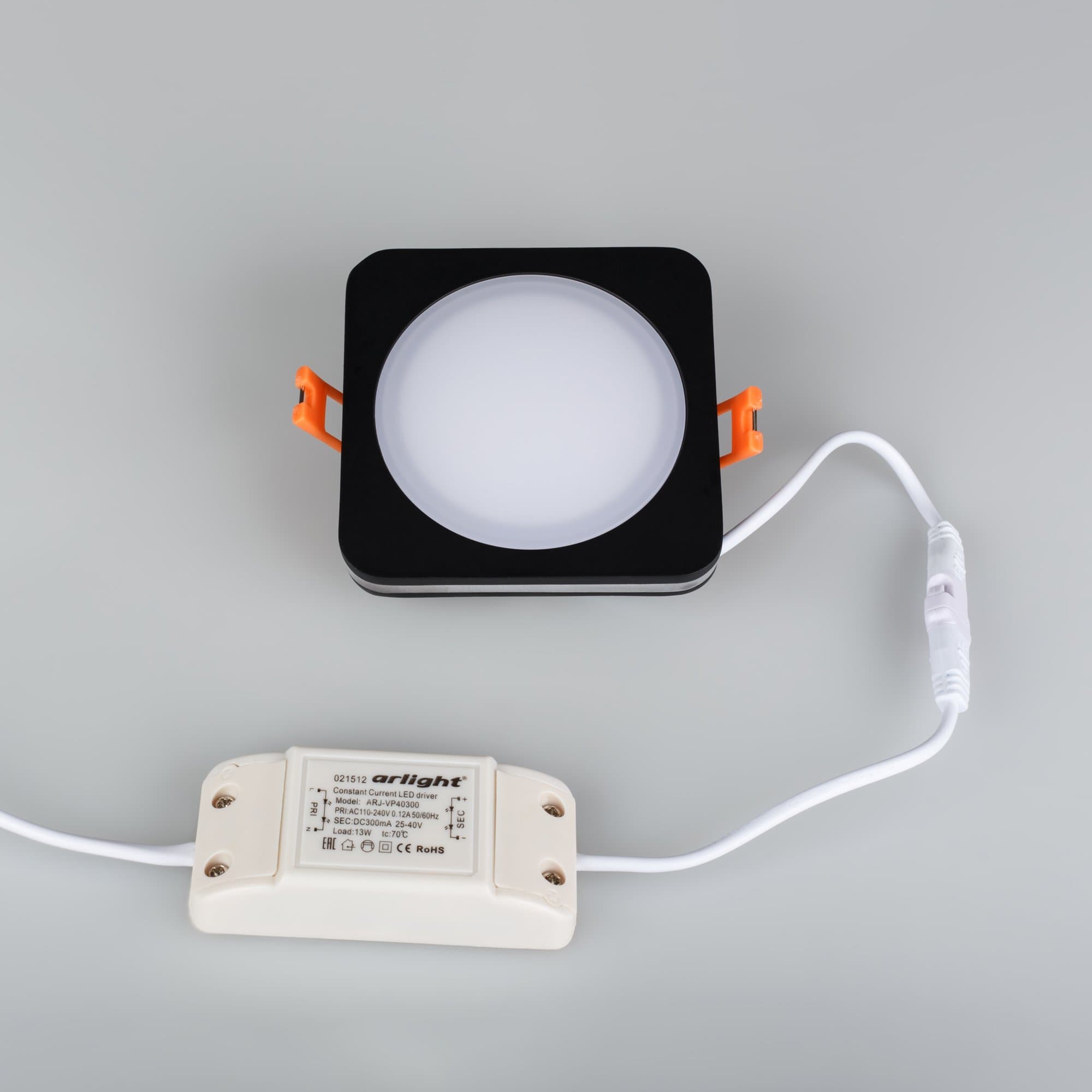 Arlight Светодиодная панель LTD-96x96SOL-BK-10W Day White (IP44 Пластик, 3 года) 022008 — миниатюра 5