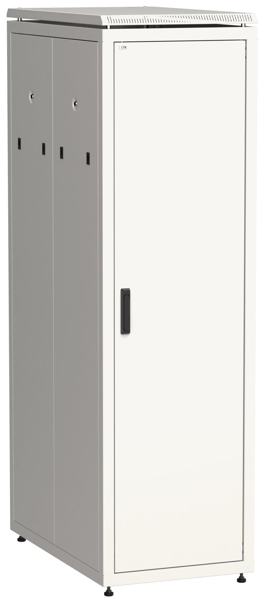 IEK LINEA N ITK Шкаф сетевой 19" LINEA N 42U 600х1000 мм металлические двери серый LN35-42U61-MM