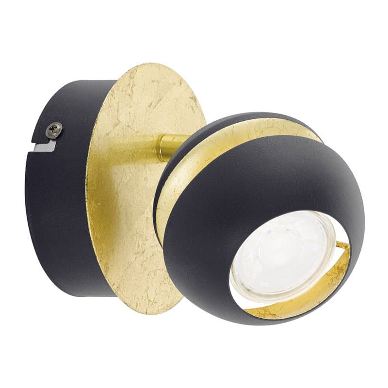 Eglo Спот LED NOCITO, 1x3,3W(GU10), Ø110, сталь, черный, золотой 95482