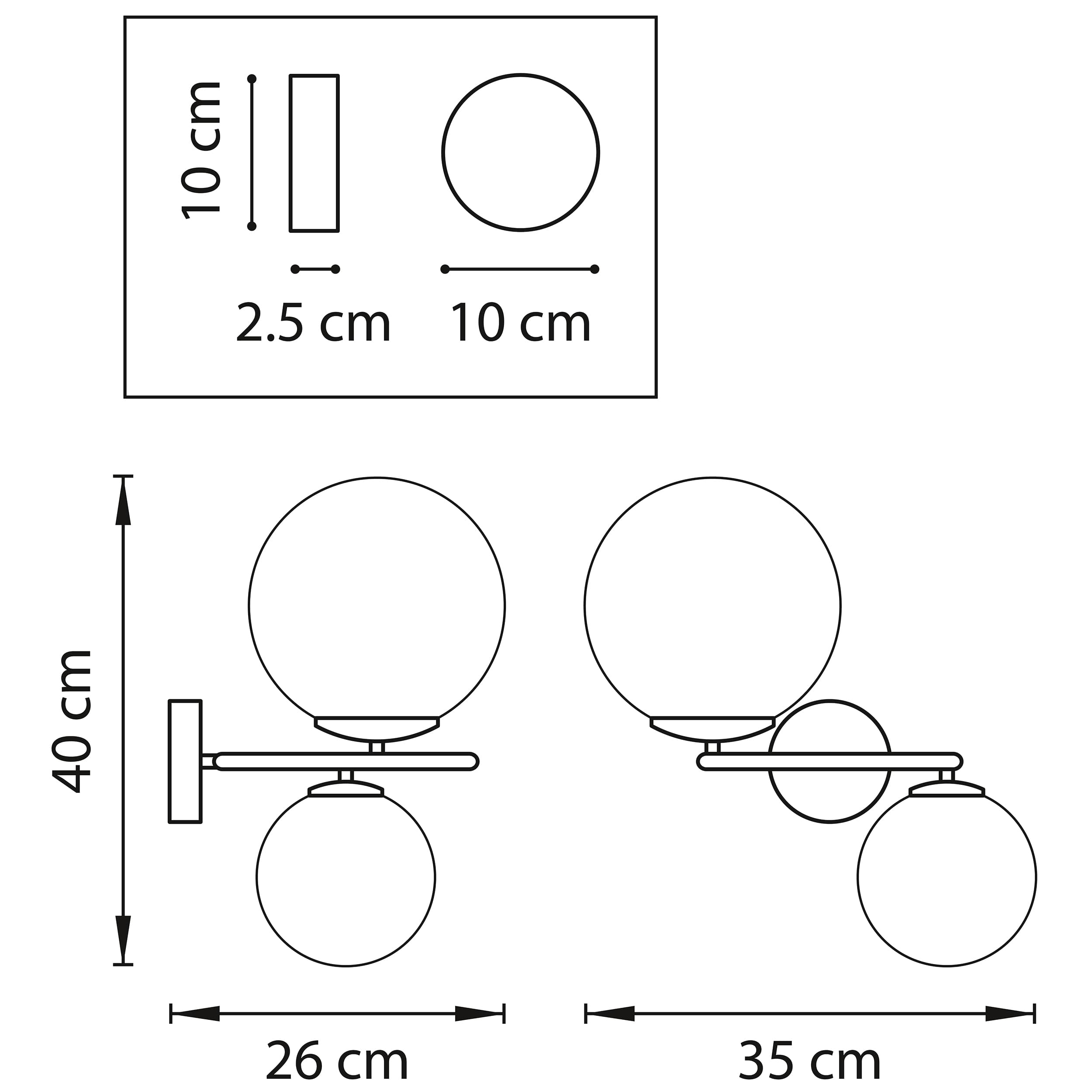 Lightstar Бра Globo Lightstar 815627 — миниатюра 2