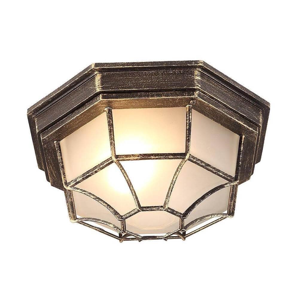 Arte Lamp Pegasus Коричневый/Белый Светильник уличный потолочный 1x60W 1xE27 A3121PF-1BN — миниатюра 1