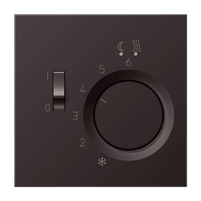 JUNG LS 990 Dark Накладка регулятора теплого пола (мех. FTR231U) ALFTR231PLD